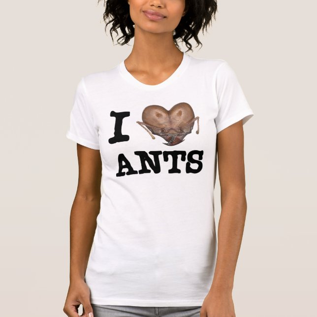 AntWeb I Herz-Ameisen T-Shirt (Vorderseite)