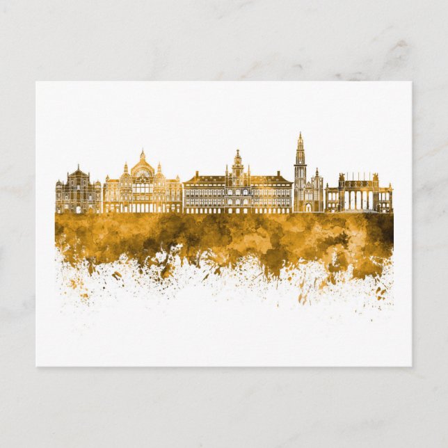 Antwerp skyline postkarte (Vorderseite)