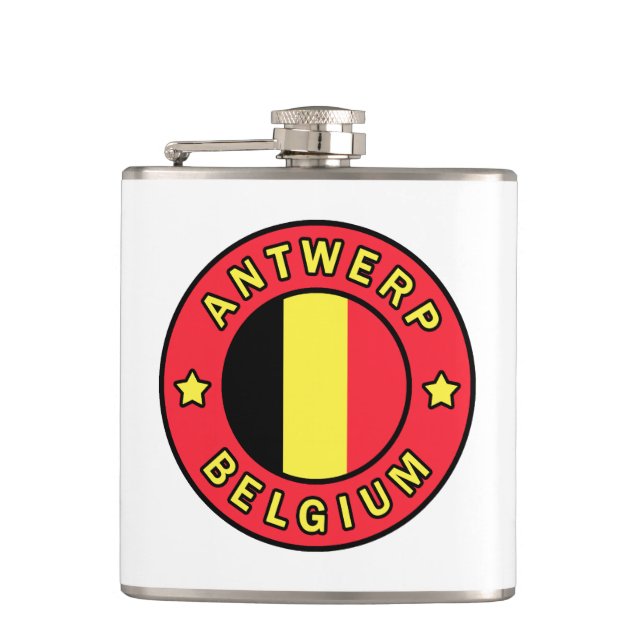 Antwerpen Belgien Flachmann (Vorderseite)