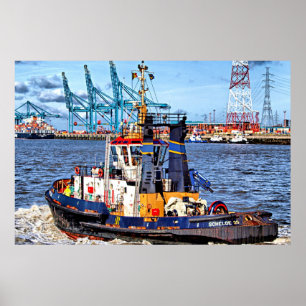 Antwerpen, Belgien, landschaftliches Foto Poster