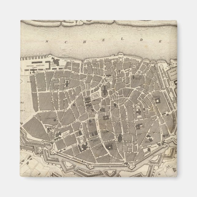 Antwerpen, Belgien Magnet (Vorne)