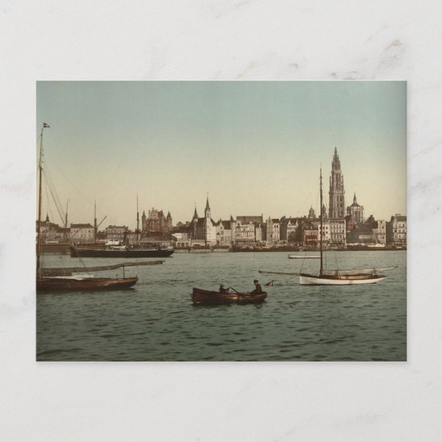 Antwerpen, Belgien Postkarte (Vorderseite)