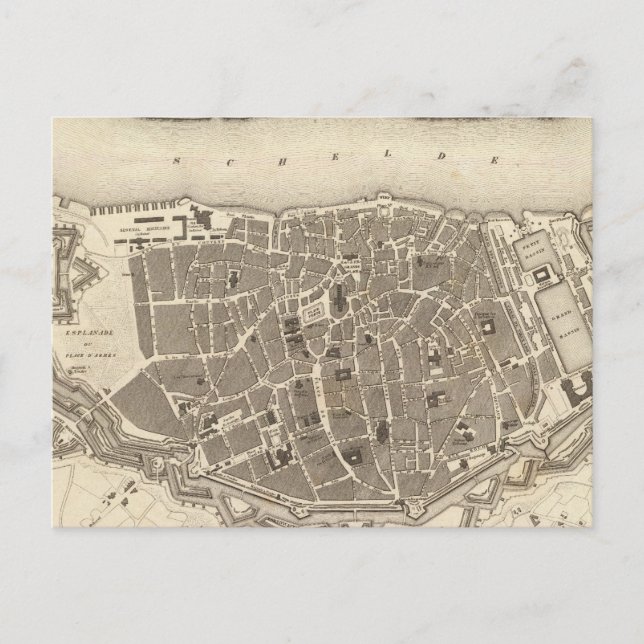 Antwerpen, Belgien Postkarte (Vorderseite)