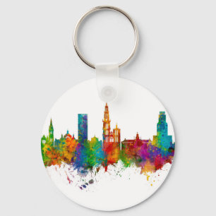 Antwerpen Belgien Skyline Schlüsselanhänger
