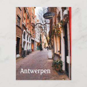 Antwerpen Belgien Straßenfoto Postkarte