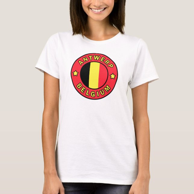 Antwerpen Belgien T-Shirt (Vorderseite)