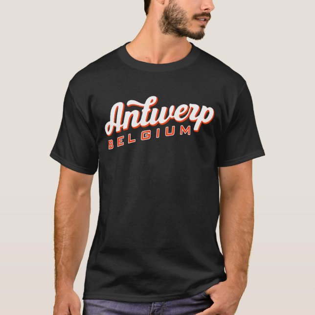 Antwerpen Belgien T-Shirt (Vorderseite)
