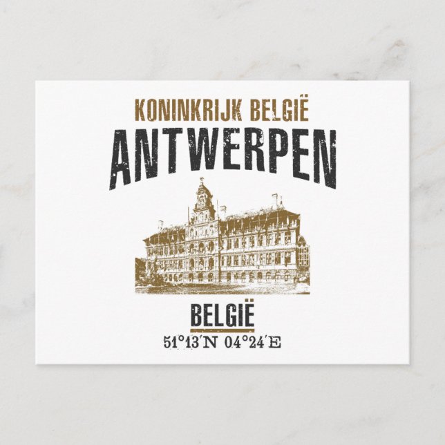 Antwerpen Postkarte (Vorderseite)
