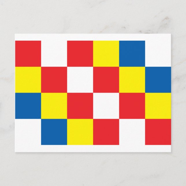 Antwerpener Flagge Postkarte (Vorderseite)