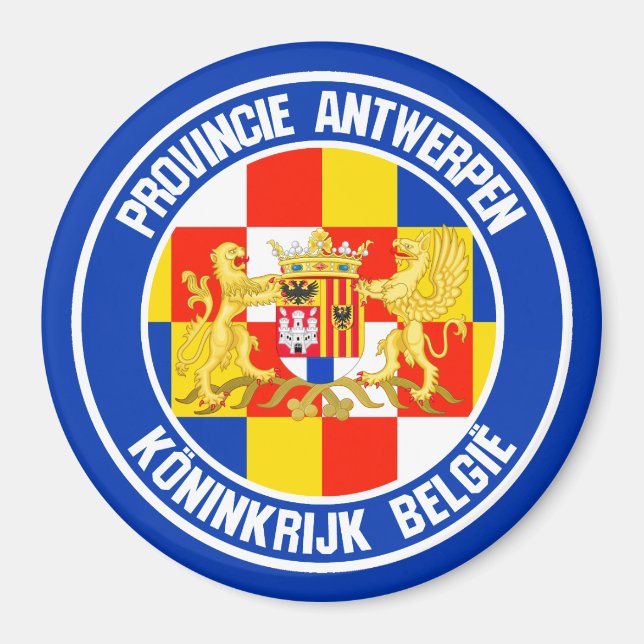 Antwerpener RundEmblem Magnet (Vorne)