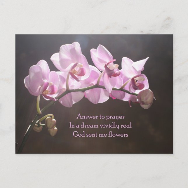 Antwort auf das Gebet Postkarte (Vorderseite)