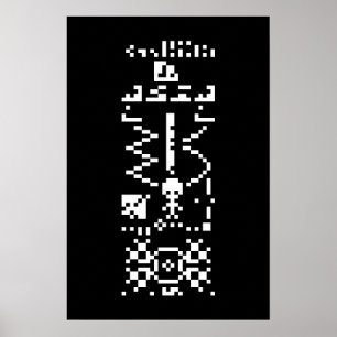 Antwort auf die binäre Meldung von Arecibo Poster