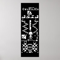 Antwort auf die binäre Meldung von Arecibo