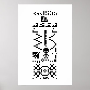 Antwort auf die binäre Meldung von Arecibo Poster