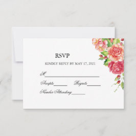 Antwort auf die Hochzeitsfeiern in Rosa und Pfirsi