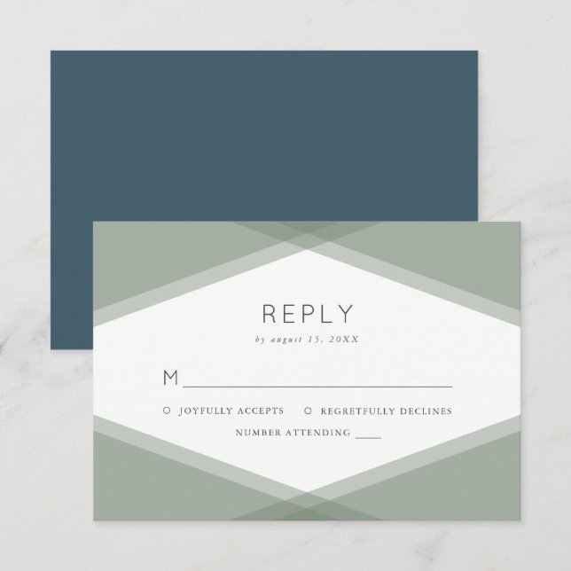 Antwort auf die Layered Geometric & Blue Slate (Vorne/Hinten)