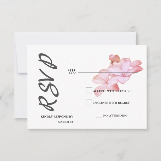 Antwort auf moderne Schlichte Minimalistische Blum (Vorderseite)