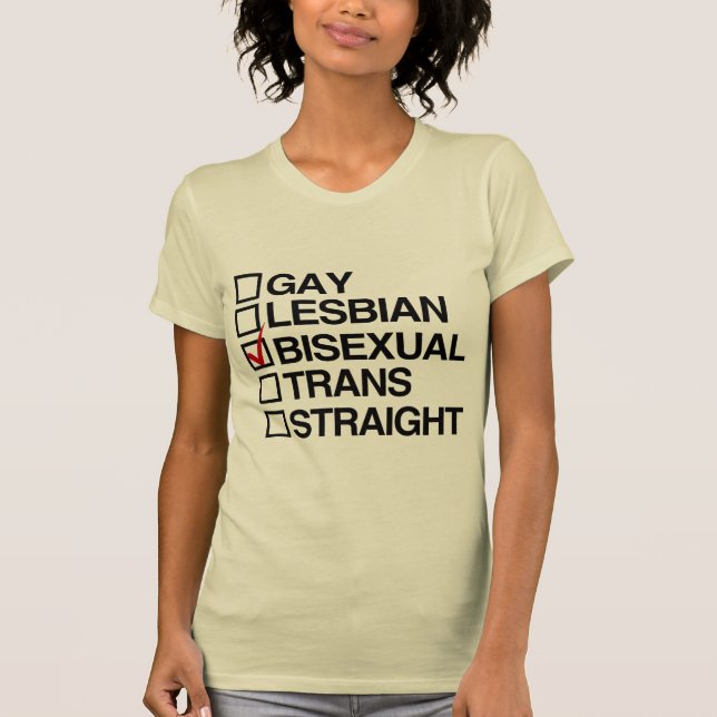 ANTWORT BISEXUAL T-Shirt (Vorderseite)