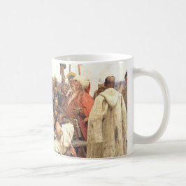 Antwort des ukrainischen Kozaky/der Kosaken durch Kaffeetasse
