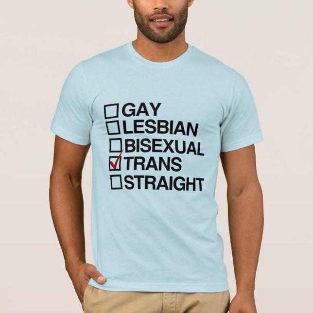 ANTWORT TRANSEXUAL -.png T-Shirt (Vorderseite)