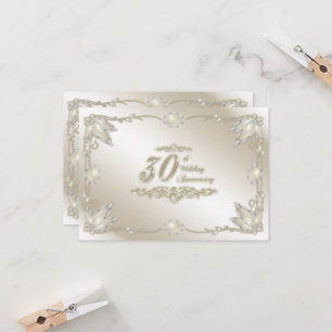 Antwort zur 30. Hochzeitstag-Feier Einladung