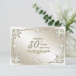 Antwort zur 30. Hochzeitstag-Feier Einladung