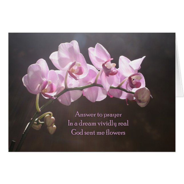 Antwort zur Gebets-Karte (Vorderseite (Horizontal))