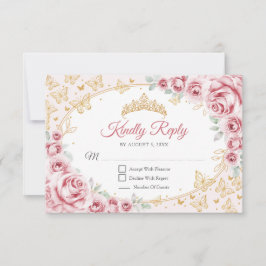 Antwort zur Pink Gold Quinceanera