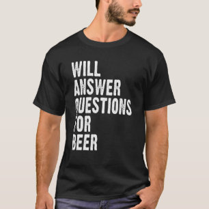 Antworten auf Fragen zu Bier Pub Quiz Legend Tri T-Shirt