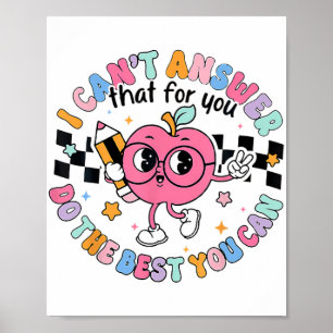 Antworten Sie nicht, dass Sie das Beste tun, was S Poster