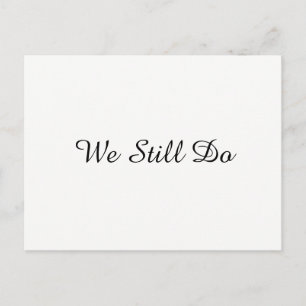 Antwortkarte Einladungspostkarte