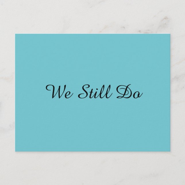 Antwortkarte Einladungspostkarte (Vorderseite)