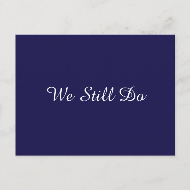 Antwortkarte Einladungspostkarte (Vorderseite)