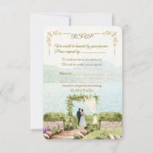 Antwortkarte für Hochzeit Whispering Botanica – Wa