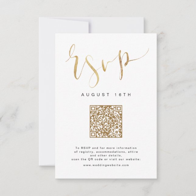 Antwortkarte RSVP Karte (Vorderseite)