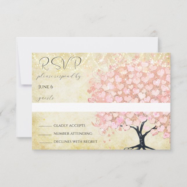 Antwortkarte RSVP Karte (Vorderseite)