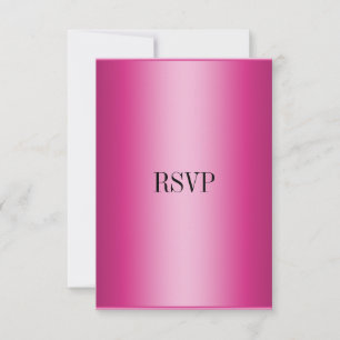 Antwortkarte RSVP Rosa alle Veranstaltungen Karte