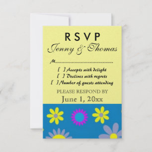 Antwortkarte zur Anmeldung RSVP Karte