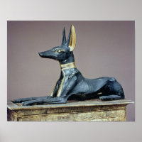 Anubis, ägyptischer Gott der Toten aus der Brust