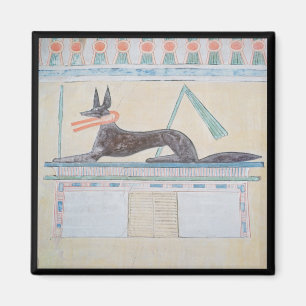 Anubis, ägyptischer Gott der Toten Magnet