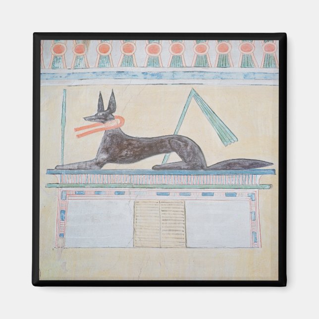 Anubis, ägyptischer Gott der Toten Magnet (Vorne)
