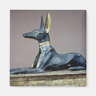 Anubis, ägyptischer Gott der Toten von einem Magnet