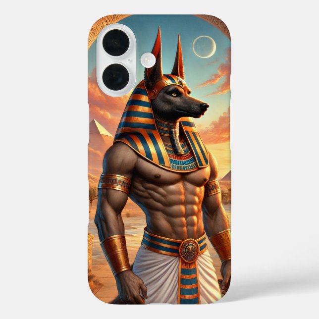 Anubis, ägyptischer Gott der Unterwelt Case-Mate iPhone Hülle (Rückseite)