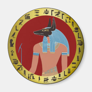 Anubis, ägyptischer Gott Magnet