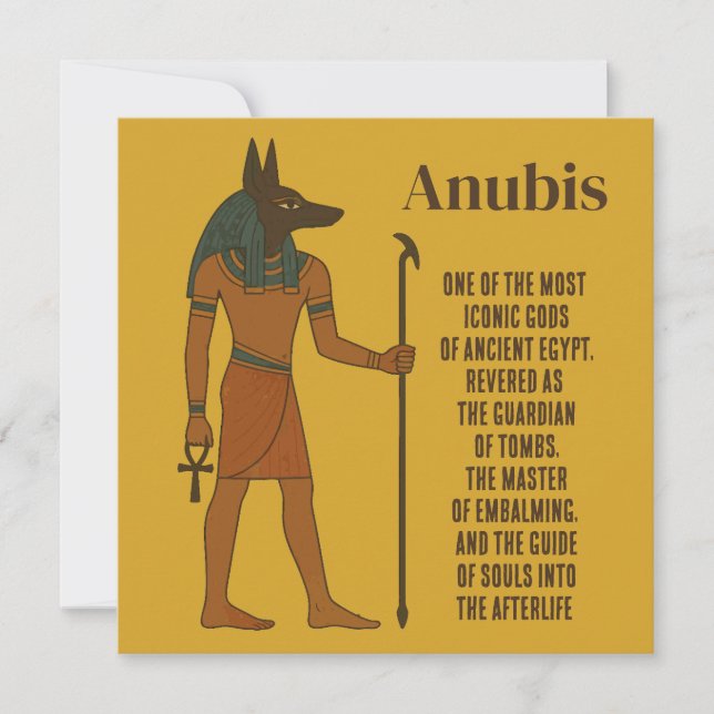 Anubis - Alte ägyptische Geschichte (Vorderseite)