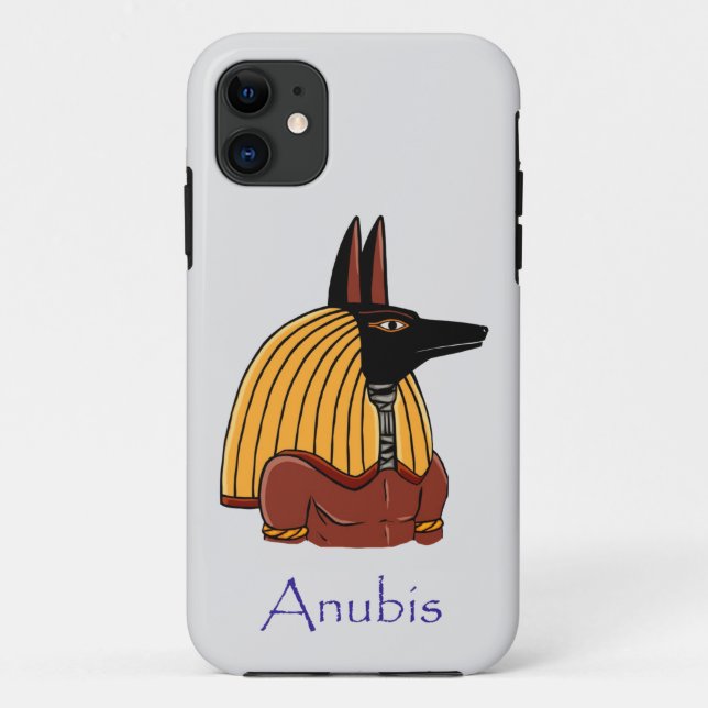 Anubis Alter ägyptischer Gott der Toten Case-Mate iPhone Hülle (Rückseite)