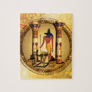 Anubis, alter ägyptischer Gott der toten Rituale Puzzle