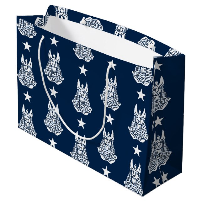 Anubis Ancient Ägyptens Große Geschenktüte (Rückseite Schrägansicht)