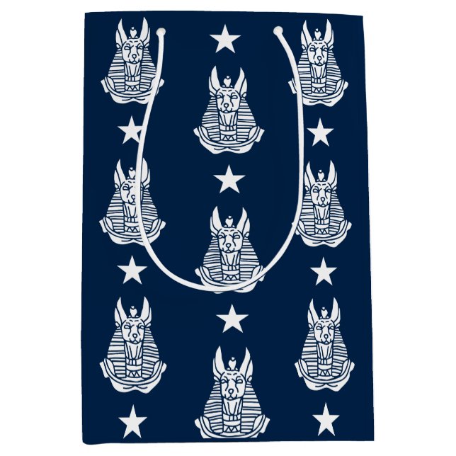 Anubis Ancient Egyptian Deity Mittlere Geschenktüte (Vorderseite)