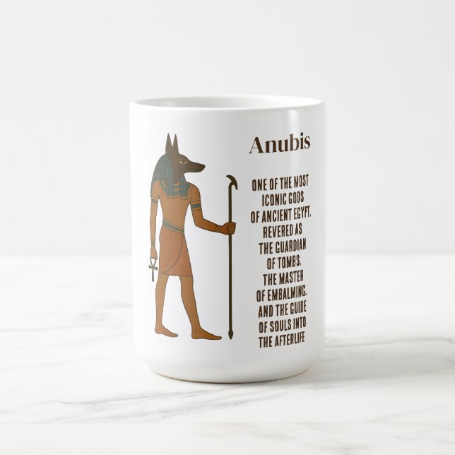 Anubis - Ancient Egyptian History Kaffeetasse (Mittel)